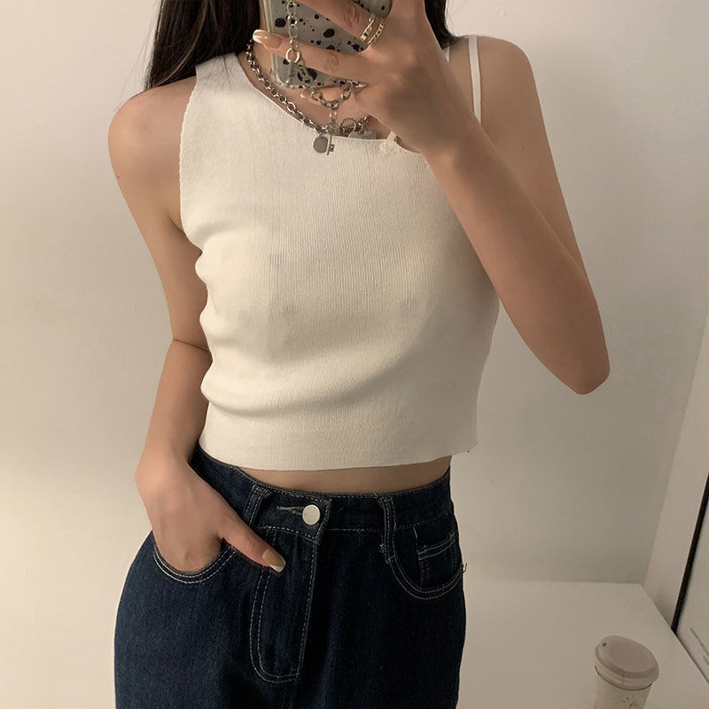 Sexy slanted shoulders crop tops - One For All