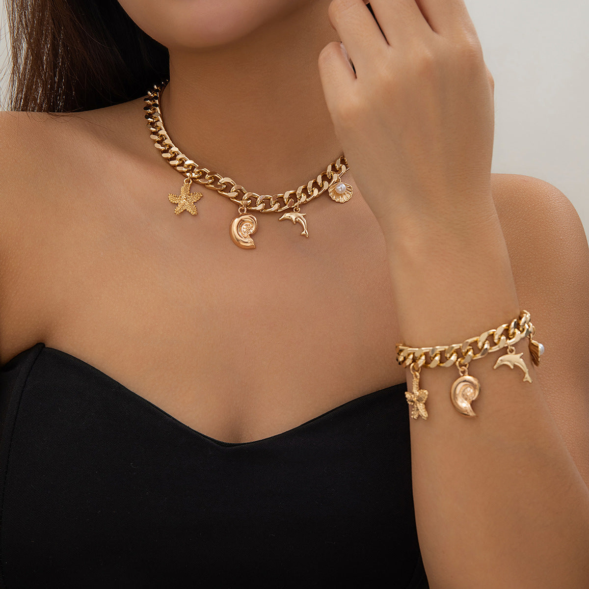OceanMuse Necklace & Bracelet Set - One For All