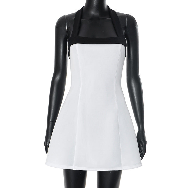 Stunning Black & White Mini Dress - One For All