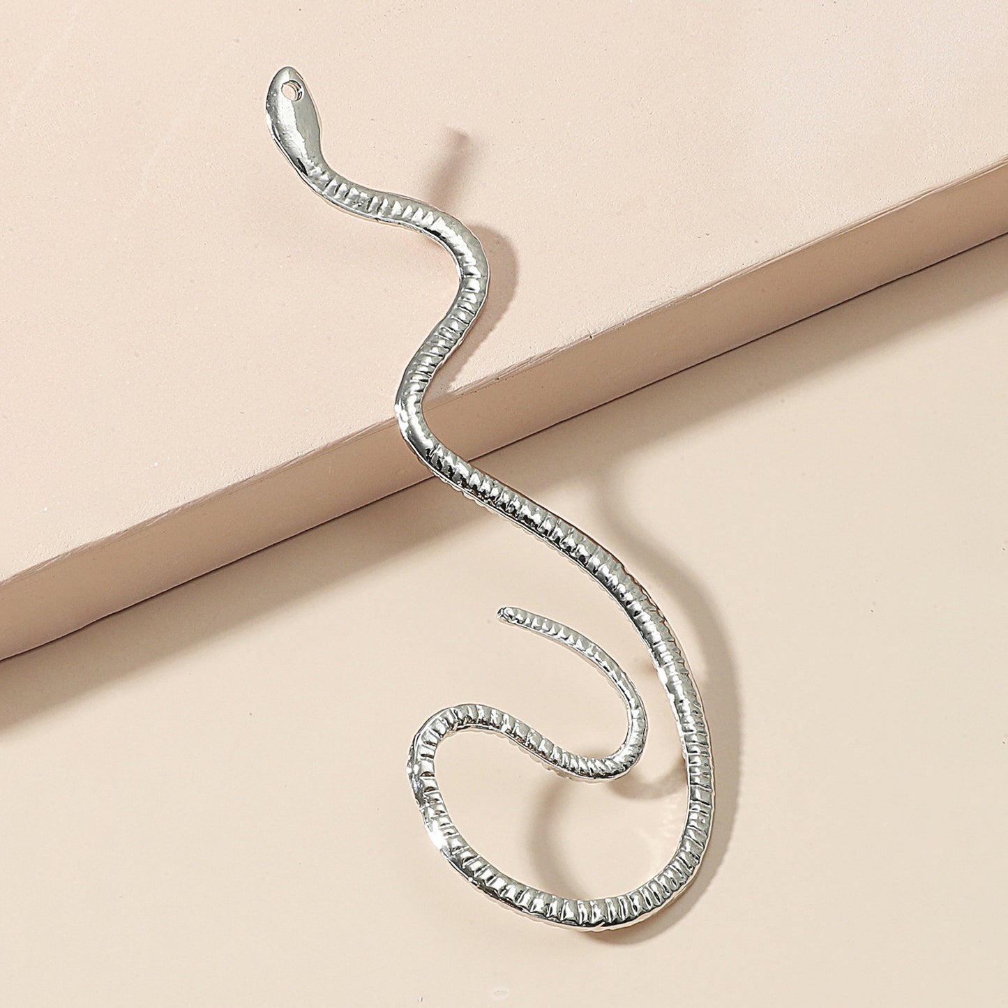 Non-hole Ear Clip Vintage Zircon Snake-shaped Earrings For Women Exaggerated Fake Cartilage Ear Cuff Fashion Jewerly Gifts - One For All