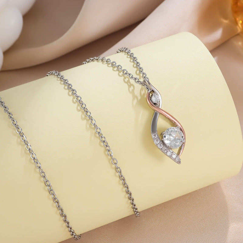 Stylish Two-Color Electroplating Necklace 💫 - One For All