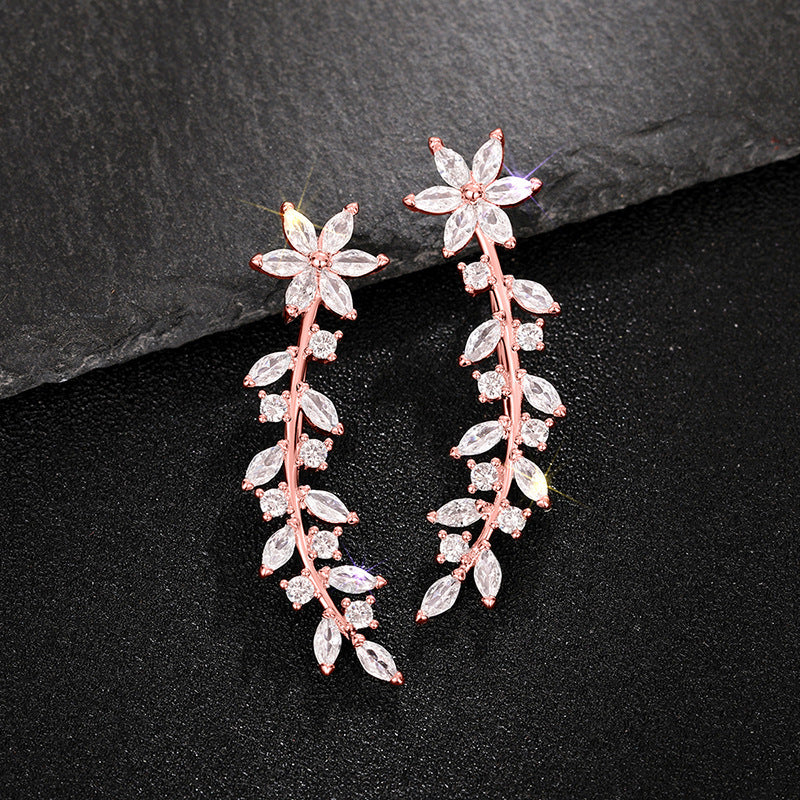 🌸 StellaBloom™ Diamond Flower Earrings – Celebrity Style Sparkling Studs for Women ✨ - One For All