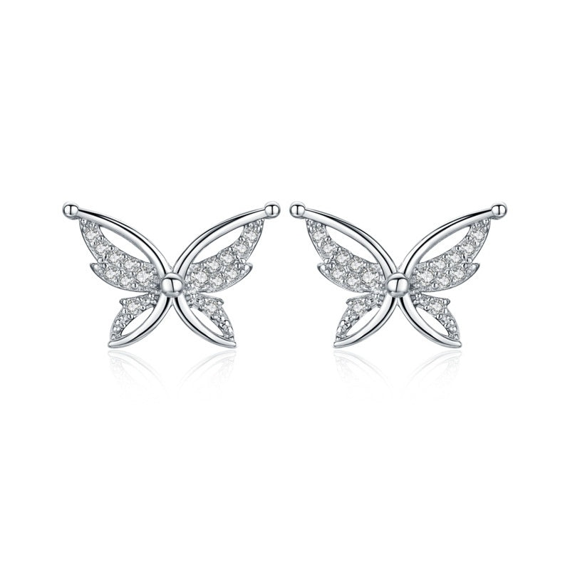 ✨ Sparkling Butterfly Stud Earrings 🦋 - One For All