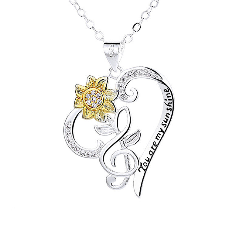 💛 Two-Color Sunflower Pendant Chain 💖 - One For All
