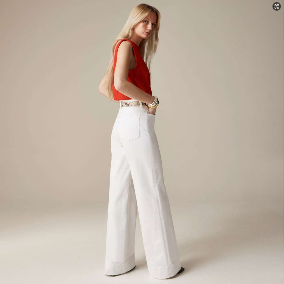 Loose Elastic Jeans – Stylish, Comfy Trousers - One For All