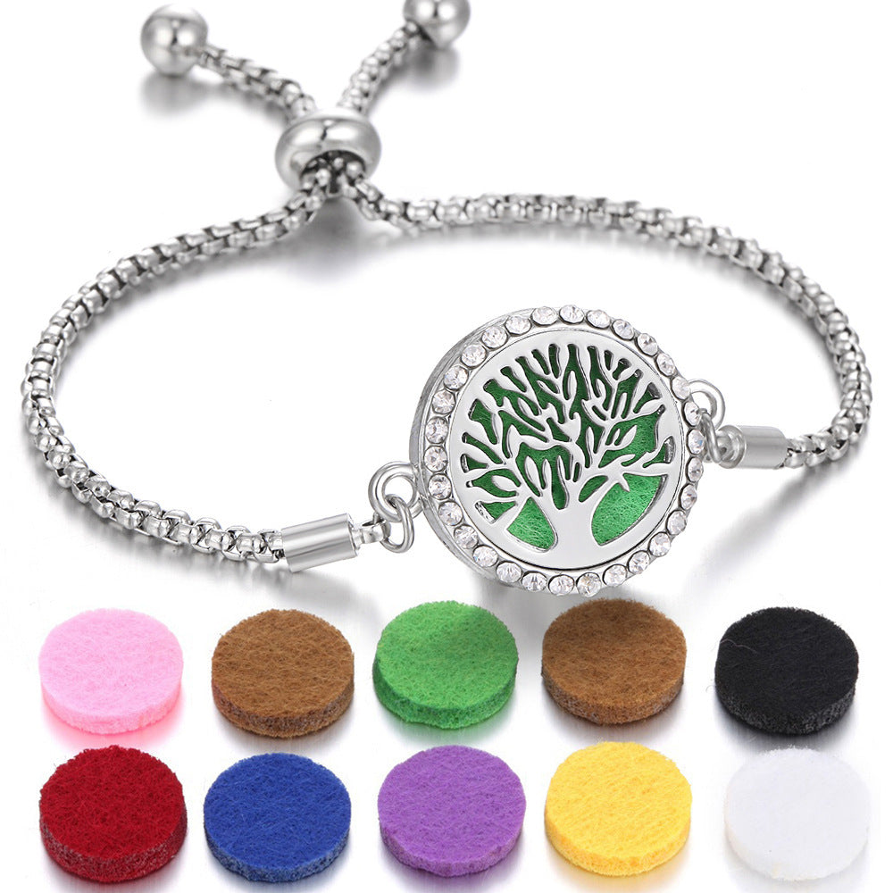 FragranceBloom Aromatherapy Charm Bracelet - One For All