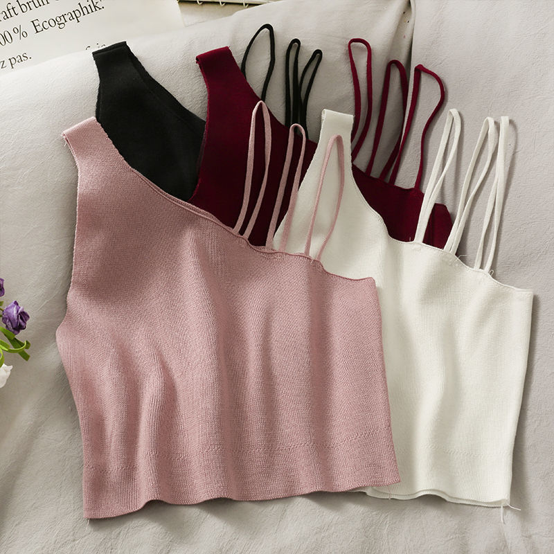 Sexy slanted shoulders crop tops - One For All